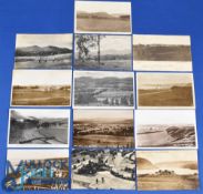 Interesting collection of various Scottish Golf b&w postcards from the early 1900s onwards (12) to