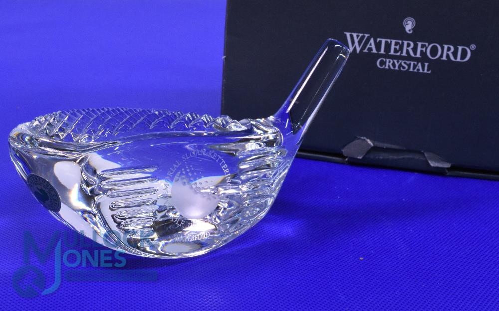 Waterford Crystal Golf trophy from Yogi Berra. From the Memorial Sloan Kettering Golf - Image 2 of 2