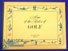 1966 'Some of the Rules of Golf' Illustrated by Charles Crombie - Ariel Press, London. Here we