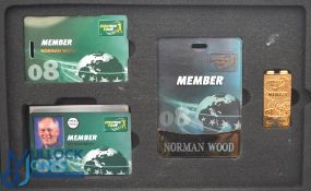 2008 European PGA Tour Norman Wood Official Issued Money Clip. Named to bottom Norman Wood comes