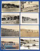 Collection of Aberdour (Est 1896) golf Links real photographs (8) to include The Club House and
