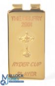 2001 Ryder Cup Norman Wood Official Issued Money Clip: Played at the Belfry embossed with the