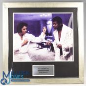 Muhammad Ali (1942-2016) (Signed) Boxing Print - depicting Ali with Elvis Presley 1973, appears