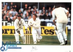 Cricket Great Sporting Moment Ian Botham signed Big Blue Tube Print, limited edition, No.360/ 500 in