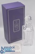 Auchterarder Golf Club Decanter: Made by Edinburgh Crystal for their Centenary 1892-1992 and