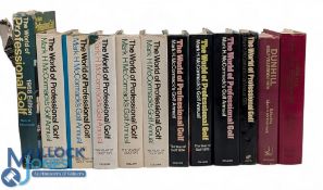 1968-1981 World of professional Golf Yearbooks, a collection to include 1968, 1969, 1970, 1971,