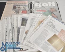 Golfing Memorabilia: a complete run of articles by Kevin W McGimpsey that appeared regularly in this