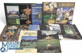 Ryder Cup Programmes for the Years GB Ryder Cup 1969, 1978, 1979, 1985, 1987, 1989, 1991, 1993,