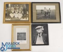 J H Taylor Open Golf Champion collection of original photographs and ephemera (4) to incl press