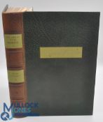 Tulloch, W W - The Life of Tom Morris. Deluxe leather ltd ed No 67/200 reprint dated 1982, signed by