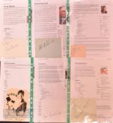 Entertainment Autographs - featuring Dean Martin (1917-1995), Robert Duvall (b.1931), Peter