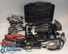 Power Tools: to include a good Elu plunging router with accessories, a vintage Black & Decker