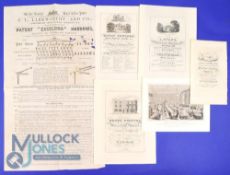Various Handbills (7) to incl Massey Harris Harvesting 1910-20s Handbill - fold out 8 page catalogue