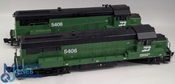 Aristocraft G Gauge American Burlington Northern Twin Diesel Locomotives Dependable Transport No