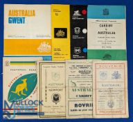 1948-76 Australia in Wales Rugby Programmes (7): 1947-8 v A'tillery/Cross Keys, v Cardiff & v