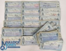 1920s-1930s Barclays Bank Limited Cheques, paying in slips, for Kings Norton Banks, a collection