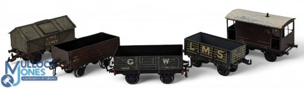 Bassett Lowke Bing O Gauge Tinplate Railway Rolling Stock - a good selection of Bassett Lowke LMS