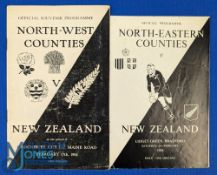 1953-4 v Northern England Sides v NZ Rugby Programmes (2): Similarly-designed issues for games v