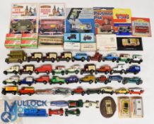 Selection of unboxed Cars & Vans. Various makers Matchbox, Corgi, Lledo, Polistil having sone