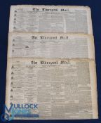 Shopshire - Ludlow - Angel Inn 1840 Attempted Murder - 3x issues o the Liverpool Mail, with