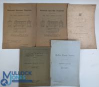 c1909-1911 Rail-less Electric Traction RET Catalogue, Memorandum Reports - a good collection to