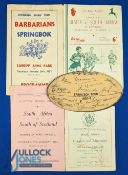 1951-2 Scots & Irish Sides etc v S Africa Rugby Programmes Plus (5): v Glasgow/Edinburgh, South of