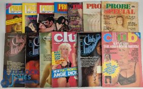 Vintage Adult Glamour Magazines Erotica c1970, - Club International and Probe (13)