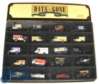 Lledo / Days Gone Displays. Featuring 4 display cases each having storage for 20 cars complete