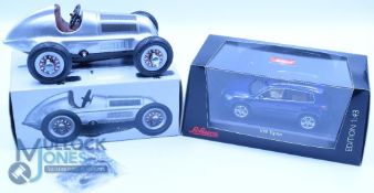 Very rare VW Tiguan 5n 2.0 Tdi Sport Highline Indian Blue 1:43 Schuco 04982. Together with