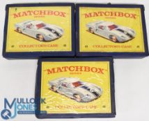 Matchbox Collectors Cases. Case having storage for 48 cars with plastic inners with selection of