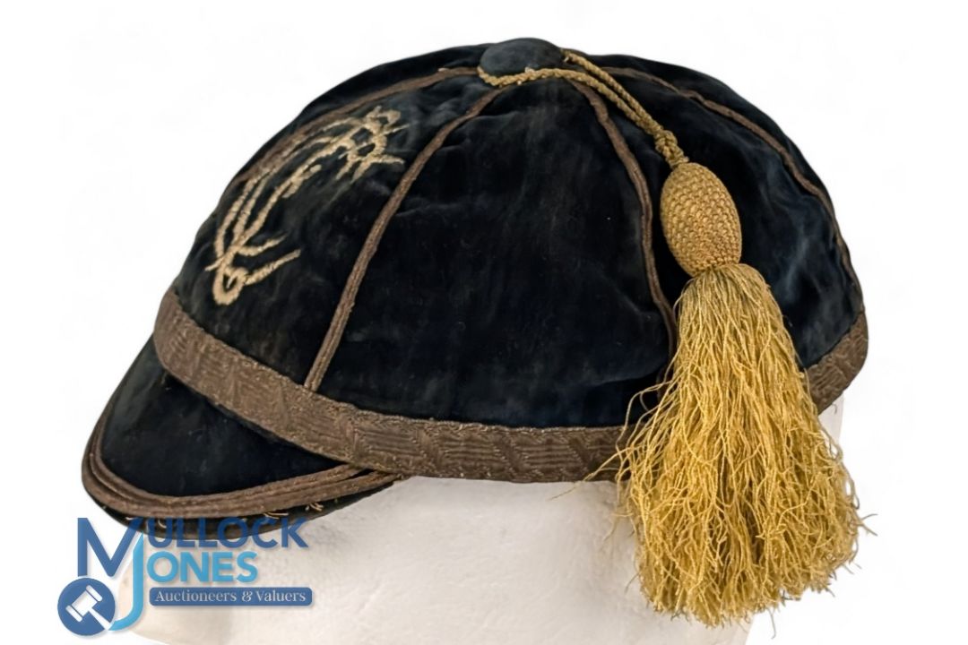 1890s? Crompton FC, Oldham Rugby Honours Cap: Carrying considerable age, good to outer but grubby - Image 2 of 2