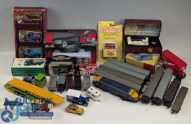 Triang Train, Corgi Die Cast Models, a mixed lot of a transcontinental locomotive, Hornby Dublo