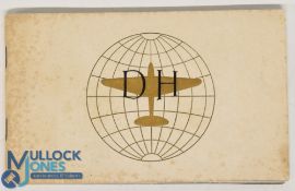 De Havilland Aircraft Company 1960 Booklet - interesting 114 page publication with over 50