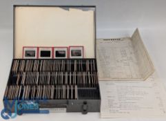 Vintage Kodak Red Edge Travel Slides C8171, covering the USA and Canada c1953 slides in metal