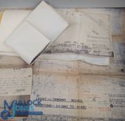 4x British Rail Station Blueprints, plans for Dukinfield branch, Dewsnap sidings, Guide bridge