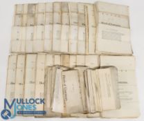 Votes of the House of Commons - 18th century - a very substantial quantity of these rare
