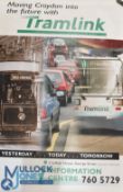 c2000 Croydon Tramlink large colour Posters and one smaller, produced around the opening of the