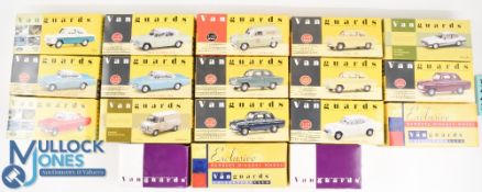 Vanguards 1:43 Scale Cars various vehicles to include VA06625, VA10809, VA35000, VA35002, VA34004,