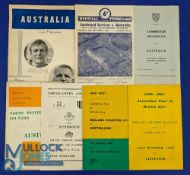 1966-7 Other English Sides v Australia Rugby Programmes etc (7): v Midland Counties East & West,