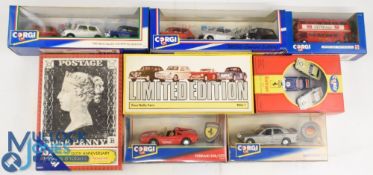 Corgi Toys to include D53/1 Four rally cars, 150th Anniversary of the Penny Black, 97690 Ferrari