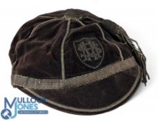 1900s Mill Hill School? Rugby Honours Cap: A little wear but still G for age, with inner