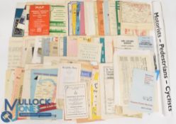 c1920-1970 Collection of Bus, Railway Transport leaflets from numerous areas of the UK