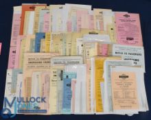 Midland 'Red' Transport c1950s - Bus company timetable leaflets and publicity pamphlets - various