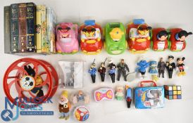 2x Boxes of Mixed Toys, Collectables, DVDs, Pokémon Cards, Magazines, Watches, costume jewellery,