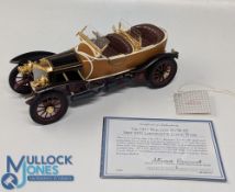 Franklin Mint 1:24 Scale Cars, 1911 Mercedes 37/90 HP Skiff Body Labourette Coach Work - with