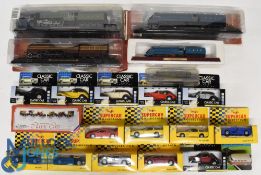 Various Diecast Models & Toys. To include Cars, Trains, Walkers Crisp issues (qty) (box)