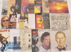 Large Record Collection of #950 Albums, assorted Bands, Artists, Groups Singers, Pop Rock, 1950-