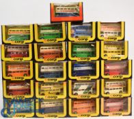 Corgi Diecast Buses 469 Old Holborn, British meats, Barratt, London Crusader, click on the Draw,