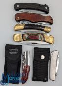 Pocket Penknife Fishing Tools collection with maker of Ravi, Jacke Pyke, Frost cutlery, Tramontia,