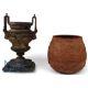 Grand Tour 19th century French Urn. Twin handled with Lion head design having female and male - Image 1 of 4